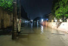 Banjir Kepung Kantor Dinas PU Bandar Lampung,