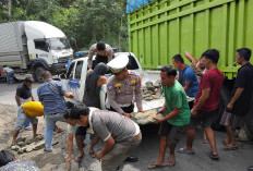 Satlantas Respons Cepat Atasi Truk Macet di Tanjakan Sedayu 