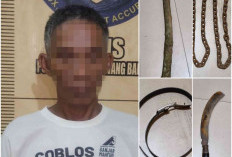 Siksa Istri Pakai Rantai Besi, Suami di Tubaba Diringkus Polisi 