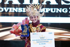 Mahasiswi Unila Raih Juara I Pemilihan Duta Bahasa Lampung
