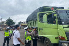 Gunakan SIM Palsu, Sopir Truk Asal Lambar Diamankan Satlantas Polres Lampura 