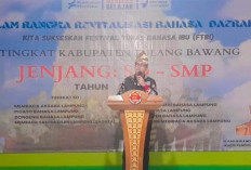 Dinas Pendidikan Tulang Bawang Ajak Masyarakat Lestarikan Bahasa Lampung