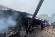 Kerugian Kebakaran Pasar Sentral Kotabumi Ratusan Juta