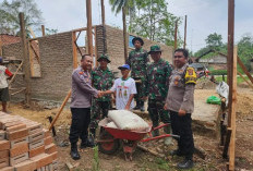 Polres Bantu Bangun Rumah Korban