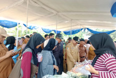 Wakil Bupati Lamsel Buka Pasar Murah di Katibung