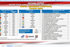 Rahmat Mirzani Djausal dan Fauzan Sibron Puncaki Klasemen Hitung Cepat Dapil 1 Bandar Lampung Versi Rakata