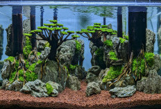 Diyon Pelajari Cara Membuat Aquascape Melalui YouTube