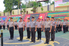Selamat! 39 Perwira dan Bintara Polres Tanggamus Naik Pangkat