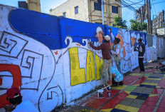 Kreativitas Street Punk di Bandarlampung, Suarakan Perdamaian Lewat Mural.