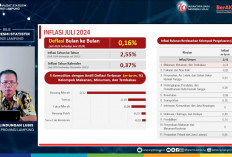 Terendah Sepanjang 2024, Juli Lampung Deflasi 0,16 Persen
