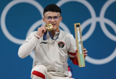 Ini Rahasia Rizki Juniansyah Atlet Angkat Besi Raih Emas Olimpiade Paris 2024..