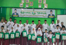 Kemenag Bandar Lampung Overtarget Kumpulkan Paket Bingkisan Lebaran untuk Anak Yatim