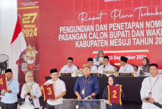 KPU Mesuji Umumkan Rincian Sumbangan Dana Kampanye Empat Paslon Pilkada 2024