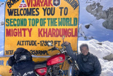 Saat Priyo Handoko Menembus Himalaya dengan Motor Tua