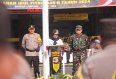 Wali Kota Eva Dwiana Pimpin Apel Gelar Pasukan Operasi Krakatau 2024