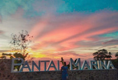 Tujuh Spot Foto Estetik di Pantai Marina, Wisata Pantai Lampung Selatan