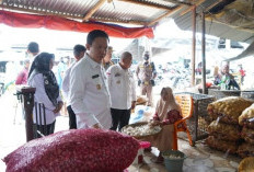 Blusukan ke Pasar, Ini Tujuan Pj. Bupati Pringsewu Marindo Kurniawan