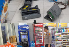 Uang Rp 612 Juta Raib Setelah Mesin ATM di Minimarket Dibobol Maling