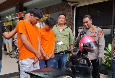 Dua Pelaku Curanmor Terlacak GPS Motor Korban 