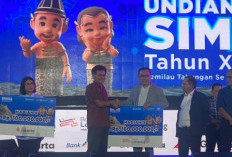 Nasabah Bank Lampung Raih Uang Tunai Rp100 Juta Undian Simpeda Nasional
