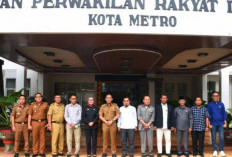 Pjs Wali Kota Descatama Sambangi DPRD Metro, Pastikan Program Pembangunan Sesuai RPJMD 