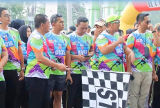 Ribuan Masyarakat Banjiri Fun Run HUT Ke-53 Korpri Lampung Utara 