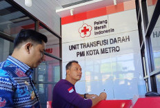 Per Bulan PMI Metro Terima 2.140 Pendonor Darah 