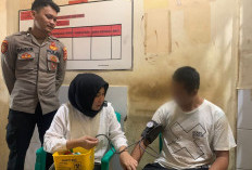 Polres Tanggamus Periksa Kesehatan Para Tahanan, Pastikan Kondisi Tetap Terjaga