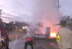 Bengkel dan Pom Mini Hangus Terbakar