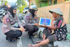 Rangkaian HUT Lantas ke-69, Satlantas Polresta Bandar Lampung Bagikan Paket Sembako 