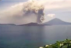 Gunung Anak Krakatau Kembali Erupsi