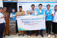 PLN Berikan Listrik Gratis 27 Keluarga Kurang Mampu di Lampung