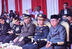 Ketua DPRD Lampung Hadiri Peringatan HUT ke 78 Bhayangkara di Polda