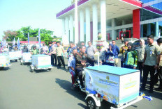 100 Gerobak Motor Listrik untuk UMKM