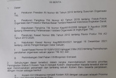 Sah, Korem 043/Garuda Hitam Naik Status Jadi Kodam XX