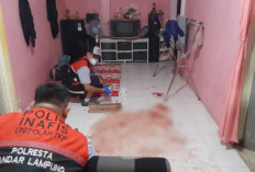 Wanita Paro Baya Tewas Bersimbah Darah di Rumah Menantu di Tanjung Karang