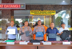 Polsek Tanjungkarang Timur Tangkap Dua Pencuri Kos, Barang Curian Dijual di Marketplace