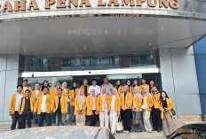  Mahasiswa STKIP PGRI Observasi Mata Kuliah  Fotografi Jurnalistik di Graha Pena Lampung