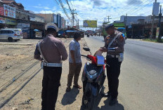 135 Pengguna Jalan di Tulangbawang Ditindak Polisi, Paling Banyak Tak Pakai Helm