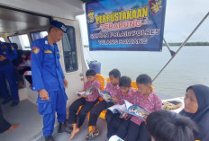 Satpolair Polres Tuba Buat Perpustakaan Terapung