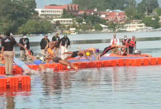 Atlet Lampung Tersingkir Setelah Finish di Peringkat 6 Cabor Renang Perairan Terbuka