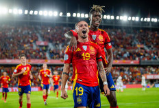 Hasil UEFA Nation League: Spanyol Menang 3-2 dari Swiss 