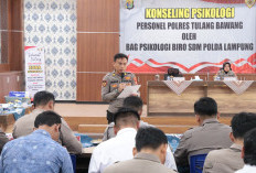 Puluhan Personel Polres Tulang Bawang Lampung Dapat Konseling