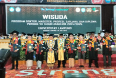 Mahasiswa Unila Angkatan 2021 Lulus Tepat Waktu