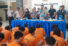 Polresta Bandar Lampung Ungkap 52 Kasus Selama Operasi Sikat Krakatau 2024, 50 Tersangka Diamankan