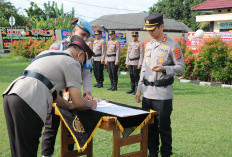 Kapolres Tuba Lantik 5 Pejabat Baru