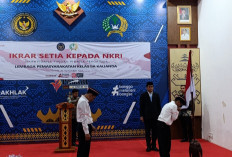 Dua Napiter Lapas Kalianda Ikrar Setia ke NKRI
