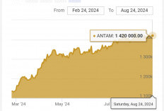 Naik Rp 9 Ribu Per Gram, Ini Update Harga Emas Antam 24 Agustus 2024