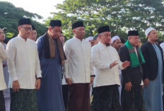 Gubernur Lampung Shalat Idul Fitri Perdana dan Gelar Open House di Mahan Agung