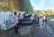  Mobil Pick Up Terbakar di Pringsewu, Sopirnya Kabur 